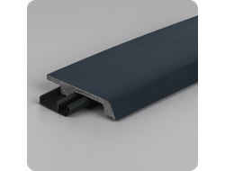 Плинтус из дюрополимера Winart Quadro Pro 80х16х2000 мм. Антрацит 025