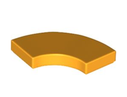 Tile, Round Corner 2 x 2 Macaroni, Bright Light Orange (27925 / 6334203)