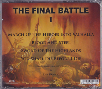Купить диск Manowar - The Final Battle в интернет-магазине CD и LP "Музыкальный прилавок" в Липецке