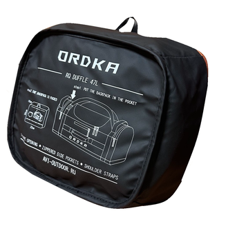 Рюкзак-сумка ORDKA RQ DUFFLE 47L BLACK