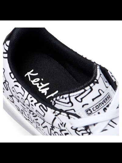 Кеды Converse x Keith Haring One Star Pro кожаные белые низкие