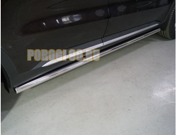 Пороги труба 60,3 мм ТСС для Kia Sorento 2020-