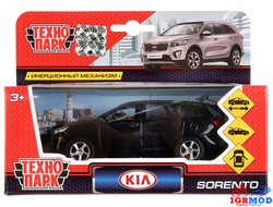 Машина металл &quot;KIA Sorento Prime&quot; черная 12 см (Технопарк) арт.SB-17-75-KS-N(BL)-WB