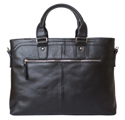 Кожаная мужская сумка Talponera black (арт. 5019-01)