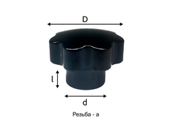 Барашек М10*50 с глухой резьбой