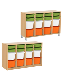 СТЕЛЛАЖНАЯ ВЫДВИЖНАЯ СИСТЕМА ХРАНЕНИЯ 4/98 ПВХ