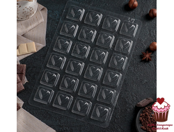 Форма пластик Любовь, 24 ячейки