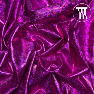 Бифлекс-парча Мозайка, цв. Фуксия