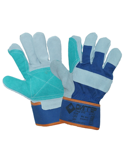 Перчатки спилковые комбинированные ДИГГЕР с усилением