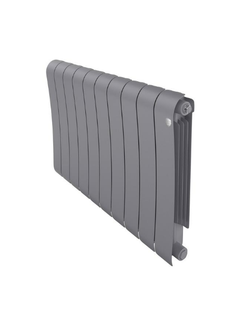 Радиатор биметаллический Royal Thermo Infinity 500/10 Silver Satin (1720 Вт., серый)
