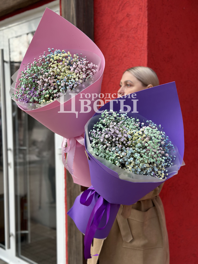 Мини-букет из гипсофилы