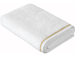 Полотенце махровое белое, 400х700 мм