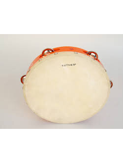 Тамбурин с кожей