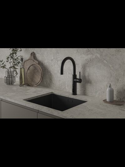 Система мгновенного кипячения воды с газацией и охлаждением 5в1 AQUAHOT ASPEN BM (матовый черный)