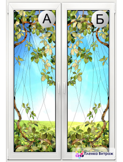 ВИТРАЖНАЯ ПЛЕНКА FL-26