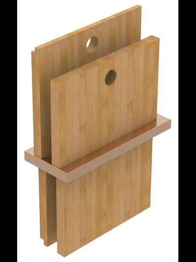 Модуль с 2-мя разделочными досками PSR003 PearlArc Rio Bronze