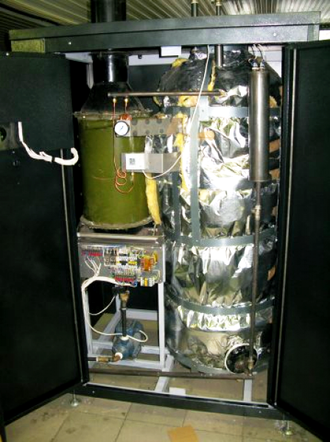 Газовый парогенератор ОРЛИК 1,0-0,07Г внутри