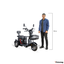 Пассажирский трицикл WHITE SIBERIA SIBTRIKE L 2000W