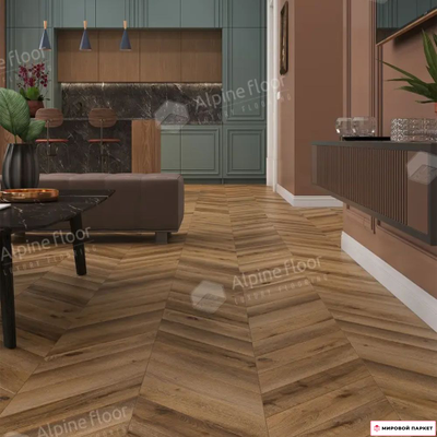 Ламинат Alpine Floor Chevron Art Дуб Килиманджаро LF109-04 в интернет-магазине mirovoy-parquet.ru