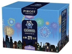 Батарея салютов СНЕЖИНКА БСФ0702708-10 PIROFF