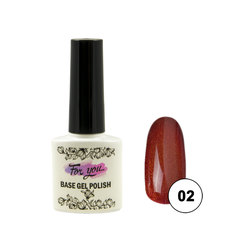 Гель-лак FOR YOU Cat's eye CRYSTAL № 02