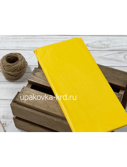 ТИШЬЮ (УПАКОВКА 10 ЛИСТОВ) 50*65СМ. желтый
