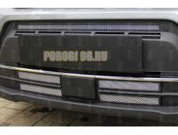 Защита радиатора Suzuki Vitara 2018- chrome верх PREMIUM