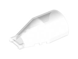 Windscreen 6 x 4 x 2 Round with Bar Handle, Trans-Clear (92279 / 4597712 / 6185593 / 6245241)