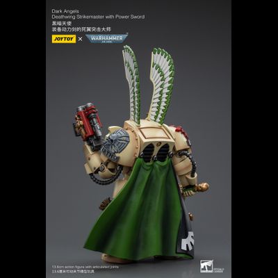 Рыцарь Крыла Смерти Темных Ангелов (Warhammer 40k) - КОЛЛЕКЦИОННАЯ ФИГУРКА 1/18 Dark Angels Deathwing Strikemaster with Power Sword (JT9169) - JOYTOY