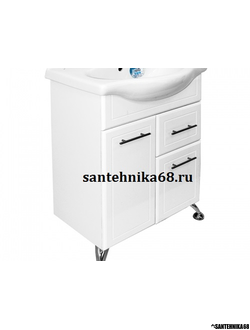 Тумба для ванной комнаты Мираж-2 с умывальником Элегия 60