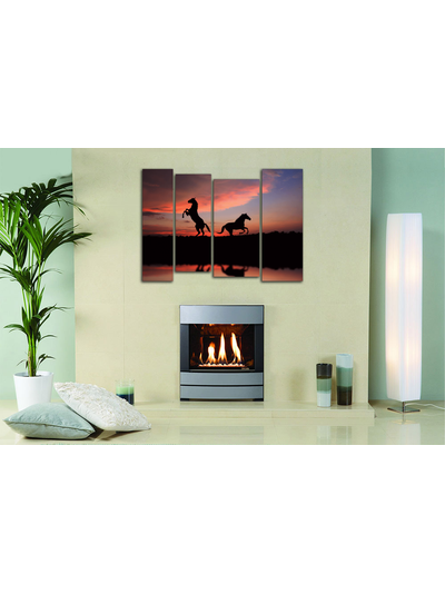 Модульная картина "Два коня"