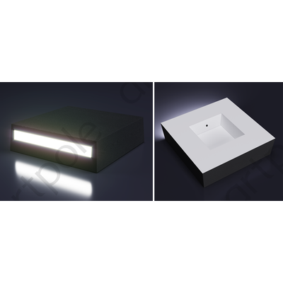 Гипсовая панель TETRIS LED (нейтральное свечение) артикул E-0166N