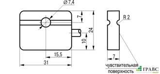 Магниточувствительный датчик MS CP1P