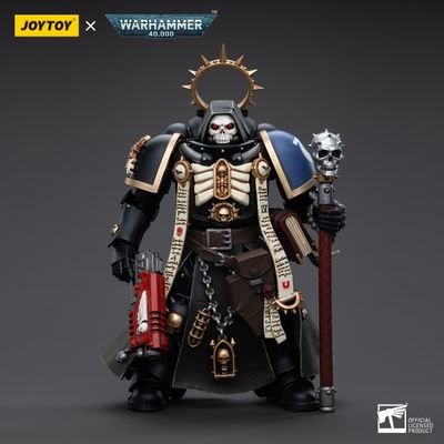 Примарис Капеллан Ультрамаринов (Warhammer 40k) - КОЛЛЕКЦИОННАЯ ФИГУРКА 1/18 Ultramarines Primaris Chaplain Brother Varus (JT5567) - JOYTOY