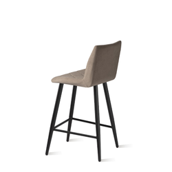 ОМЕГА ПОЛУБАРНАЯ Стул, Сиденье LEONARDO 05 кофе с молоком /каркас Черный