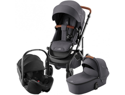 Коляска 3в1 Britax Roemer SMILE 5Z Midnight Grey + автокресло BABY-SAFE PRO Space Black