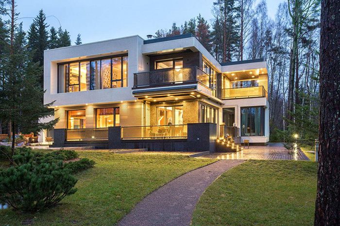 Дом в современном архитектурном стиле