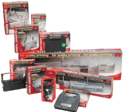 Ленточки и картриджи для матричных принтеров, пишущих машинок, кассовых аппаратов