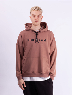 Anteater Hoodie Коричневая вид спереди