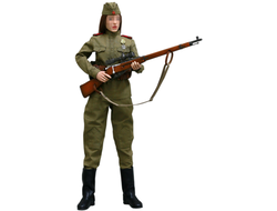 Девушка-снайпер - Комплект экипировки 1/6 WWII The Soviets Female Soldier Sniper Set (AL100020) - Alert Line (БЕЗ ТЕЛА И ГОЛОВЫ)