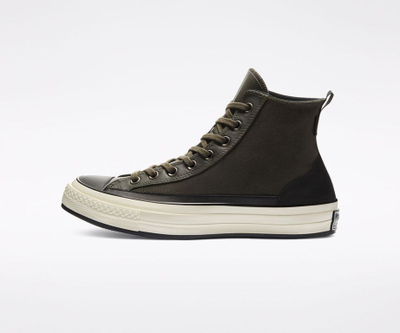 Оригинальные кеды  Кеды Converse x Haven Chuck Taylor 70 Gore Tex зимние зеленые высокие 169903C