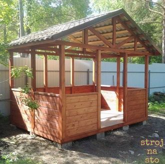 Беседка #32 (Размер 3-2-2.4м)