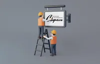 Монтаж вывесок и наружной рекламы