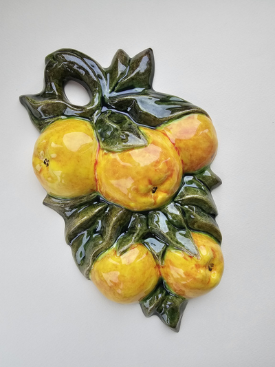 Веточка с яблоками (желтые)