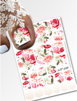 Мини пленки для педикюра LIT-059