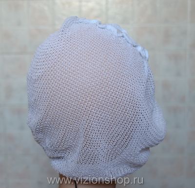 берет вязаный из хлопка