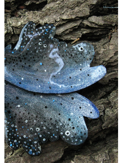 Волшебные серьги "Крылышки Королевы" (длина - 6,8 см)