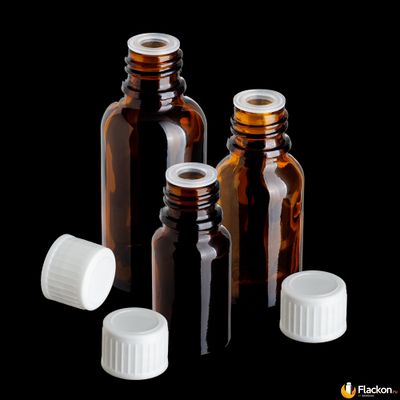 Пластиковая глухая пробка для стеклянных флаконов серии "Эфир"