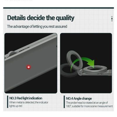 Ручной портативный металлоискатель ANENG DM3004A