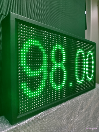 Ценовое табло для АЗС-370*690mm (зеленый) 4 и 5 разрядный